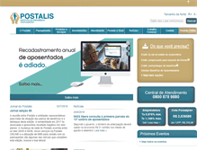 Tablet Screenshot of postalis.com.br